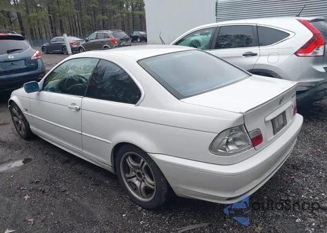 2001 BMW 330Ci z USA, uszkodzony, nr VIN WBABN53421JU37349